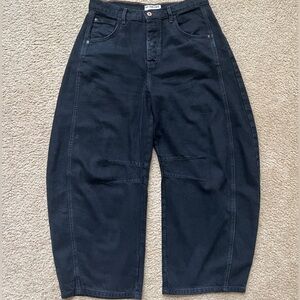 Free People We The Free Good Luck Mid-Rise
Barrel Jeans - Size 29 Regular